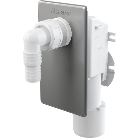 Alcaplast Сифон для стиральной машины (aps3) полированная сталь, нержавеющая сталь арт. AG210321100