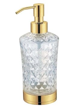 Boheme Дозатор для жидкого мыла латунь, стекло, золото Без коллекции арт. 10222
