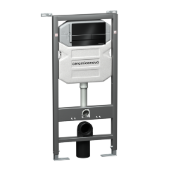 Ceramica Nova Система инсталляции для унитазов с кнопкой смыва цвет: черный матовый Envision арт. CN1002B Ceramica Nova Система инсталляции для унитазов с кнопкой смыва цвет: черный матовый Envision арт. CN1002B