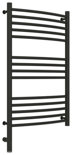 Электрический полотенцесушитель Богема 3.0 выгнутая 800х500 МЭМ левый (тёмный титан муар) Сунержа арт. 15-5802-8050