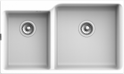 Мойка для кухни 870x520 Axel Rivelato, белая арт. X-90D brina Мойка для кухни 870x520 Axel Rivelato, белая арт. X-90D brina