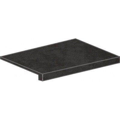 Italon Угловая ступень Steel Scalino Angolare Destro 33x60, под дерево Surface - 620070000680