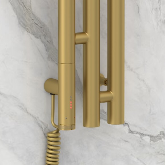 Электрический полотенцесушитель Терция 3.0 1500х106 левый (матовое золото) Сунержа арт. 032-5844-1511