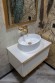 Boheme Раковина рифл 500x350x140мм Canale арт. 878-WM