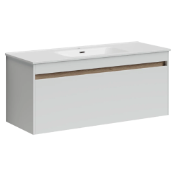 Sancos Тумба подвесная Smart 1190х450х500, c двумя ящиками оснащенными доводчиками, белый глянец, арт. SM120-1W Sancos Тумба подвесная Smart 1190х450х500, c двумя ящиками оснащенными доводчиками, белый глянец, арт. SM120-1W