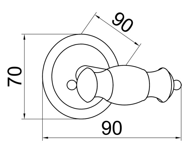 Boheme Крючок двойной латунь, хром Vogue арт. 10186 Boheme Крючок двойной латунь, хром Vogue арт. 10186