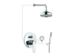 Emmevi душевой комплект, Nefer, хром арт. 770CR