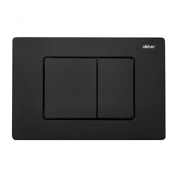 Abber Кнопка смыва, черный арт. AC0120MB