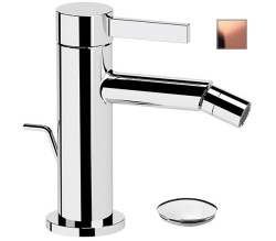 Remer Смеситель для биде Metrica MC20RP однорычажный с донным клапана, медь матовый Remer Смеситель для биде Metrica MC20RP однорычажный с донным клапана, медь матовый