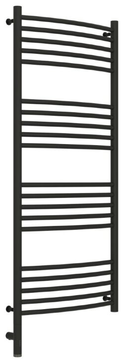 Электрический полотенцесушитель Богема 3.0 выгнутая 1200х500 МЭМ левый (тёмный титан муар) Сунержа арт. 15-5802-1250