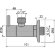 Alcaplast Запорный вентиль угловой, хром арт. ARV003