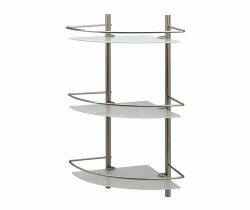 WasserKRAFT Полка стеклянная тройная k-3733 цвет: никель WasserKRAFT Полка стеклянная тройная k-3733 цвет: никель