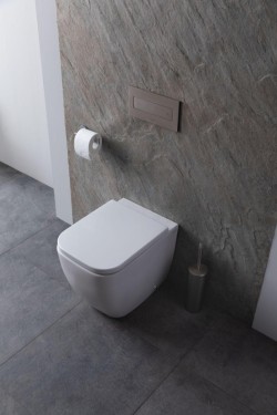 Allen Brau Унитаз приставной, безободковый, Infinity Белый арт. 4.21003.20