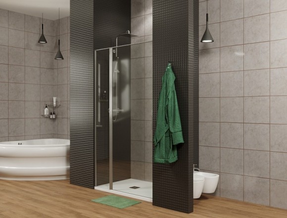 Allen Brau Душевая дверь Priority, серебробраш - 3.31035.BA