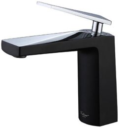 Boheme Смеситель для раковины черный, хром Venturo арт. 371-B Boheme Смеситель для раковины черный, хром Venturo арт. 371-B