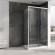 Abber Душевой уголок 1000x700мм Schwarzer Diamant, хром арт. AG30100H-S70