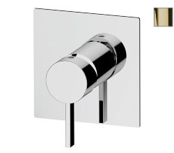 Remer Смеситель для душа Metrica MC30QDO с одним рычагом, золото глянцевый Remer Смеситель для душа Metrica MC30QDO с одним рычагом, золото глянцевый