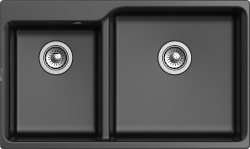 Мойка для кухни 870x520 Axel Rivelato, черная арт. X-90D nero Мойка для кухни 870x520 Axel Rivelato, черная арт. X-90D nero