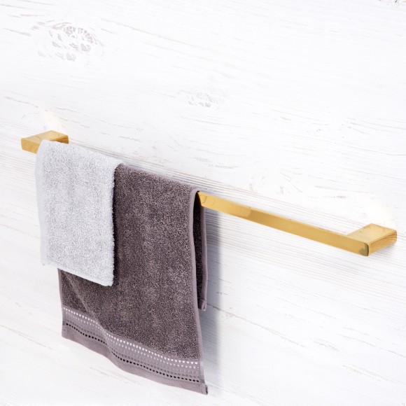 WasserKRAFT Держатель полотенец одинарный sauer k-7930 цвет: золото
