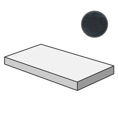 Italon Угловая ступень Steel Scalino Angolare Sinistro 33x60, под бетон, цемент, камень Surface - 620070000682