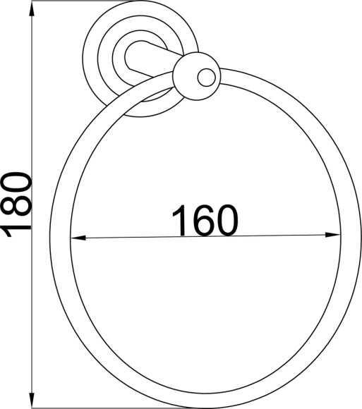 Boheme Кольцо для полотенец латунь, золото Imperiale арт. 10405