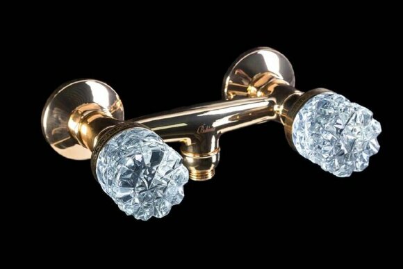 Boheme Смеситель для душа золото Crystal арт. 294-CRST