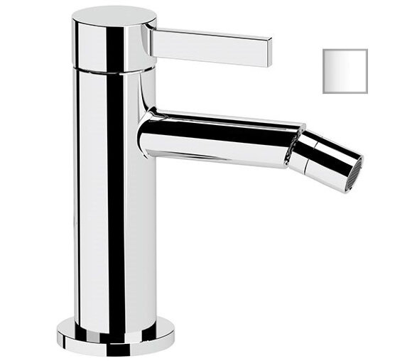 Remer Смеситель для биде Metrica MC22BO однорычажный без донного клапана, белый матовый Remer Смеситель для биде Metrica MC22BO однорычажный без донного клапана, белый матовый