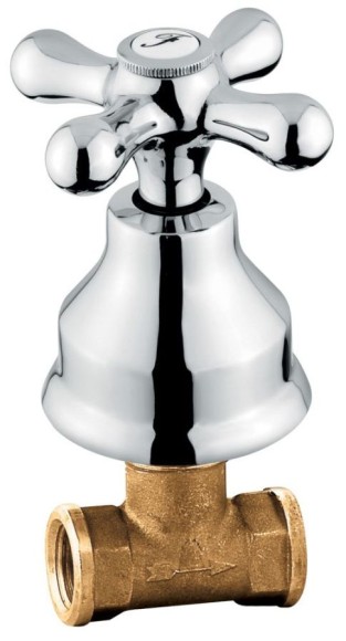 Emmevi вентиль для внутристенного монтажа, Deco Classic, хром арт. 12009/CR