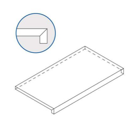 Italon Ступень Cloud Scal Front 33x60, под бетон, цемент, камень Skyline x2 - 620070001139