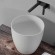 Boheme раковина чаша круглая white d39 h40, Corian арт. 884-39