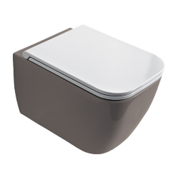 Scarabeo Унитаз подвесной, безободковый, цвет песочный матовый, Teorema 2.0 арт. 5126/CL 52