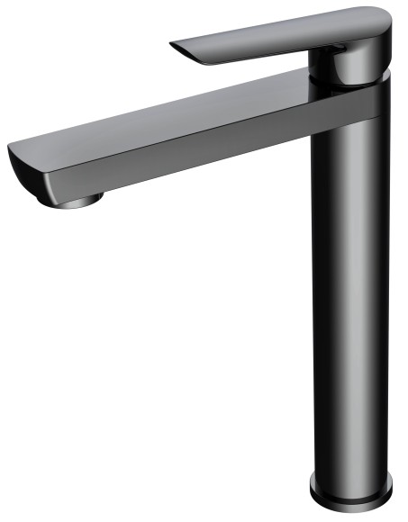 Смеситель для раковины, высокий Esko Lagos Gun Metal, арт. LG25GM