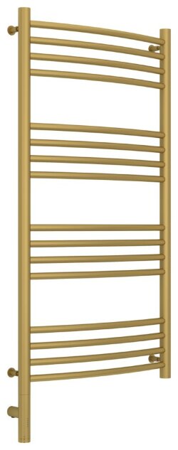 Электрический полотенцесушитель Богема 3.0 выгнутая 1000х500 МЭМ левый (матовое золото) Сунержа арт. 032-5802-1050