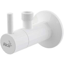 Alcaplast Запорный вентиль угловой, белый арт. ARV001B
