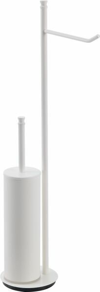 STIL HAUS стойка h63 см: бумагодержатель/ерш металлический белый матовый Hashi, арт. 969(24) STIL HAUS стойка h63 см: бумагодержатель/ерш металлический белый матовый Hashi, арт. 969(24)