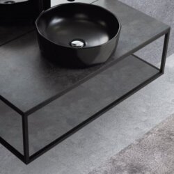 Cezares Вставка в дно сварного металлического каркаса под раковину 76х42х1,6 CADRO-80-MENS-NERO