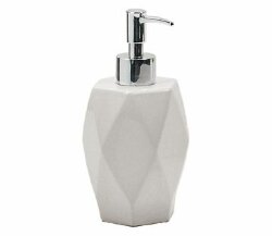 Gedy Настольный керамический дозатор с пластиковой помпой Dalia, хром арт. DA80(02)