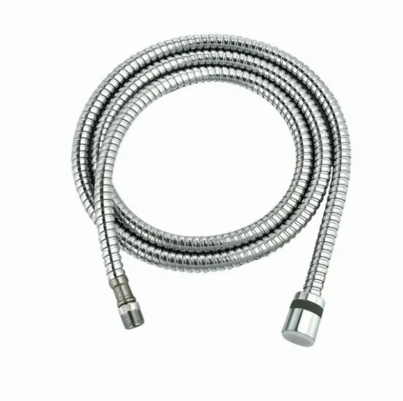 Душевой шланг для лейки смесителя на борт ванны 2.0 м, 1/2"-м15, Lemark, хром арт. LE8063S
