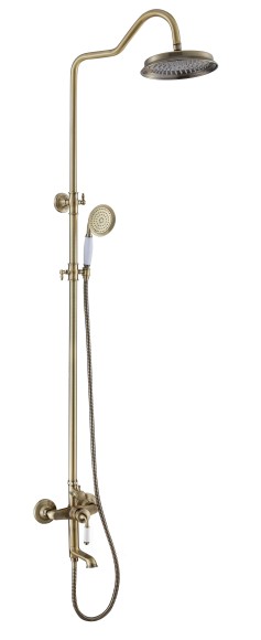 Душевая система со смесителем Esko, арт. ST300Bronze