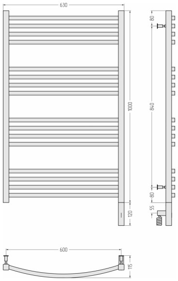 Электрический полотенцесушитель Аркус 3.0 1000х600 МЭМ правый (белый) Сунержа арт. 12-5705-1060 Электрический полотенцесушитель Аркус 3.0 1000х600 МЭМ правый (белый) Сунержа арт. 12-5705-1060