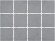 Керамогранит Амальфи 9.8x9.8см, серый, полотно из частей Kerama Marazzi арт. 1271H