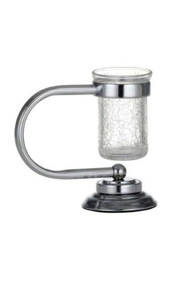 Boheme Стакан для зубных щеток латунь, стекло, хром Murano арт. 10911-CR