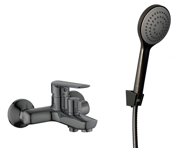 Смеситель для ванны Esko Lagos Gun Metal, арт. LG54GM