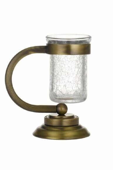 Boheme Стакан для зубных щеток латунь, стекло, бронза Murano арт. 10911-BR