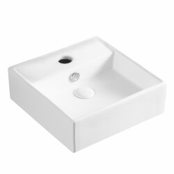 Azario Раковина 38х38х12,5 накладная, квадратная, белая арт. AZ4148