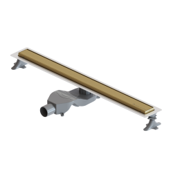 Boheme душевой лоток 80см, нерж.сталь мат gold, Premium linear арт. 982-80-MG