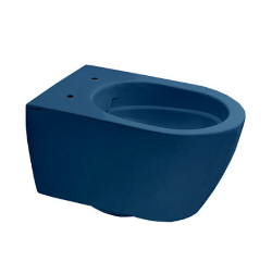 Scarabeo Унитаз подвесной, безободковый, цвет синий матовый, Moon арт. 5520/CL 56