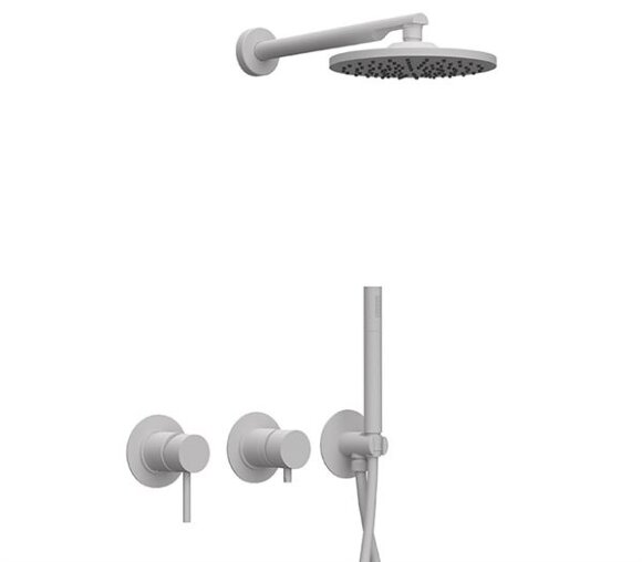 Душевой комплект REMER X Style X96S02OBO, цвет: белый мат.