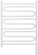 Электрический полотенцесушитель Элегия 3.0 800х600 МЭМ правый (белый) Сунержа арт. 12-5819-8060