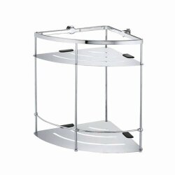 WasserKRAFT Полка металлическая двойная k-522 цвет: хром WasserKRAFT Полка металлическая двойная k-522 цвет: хром